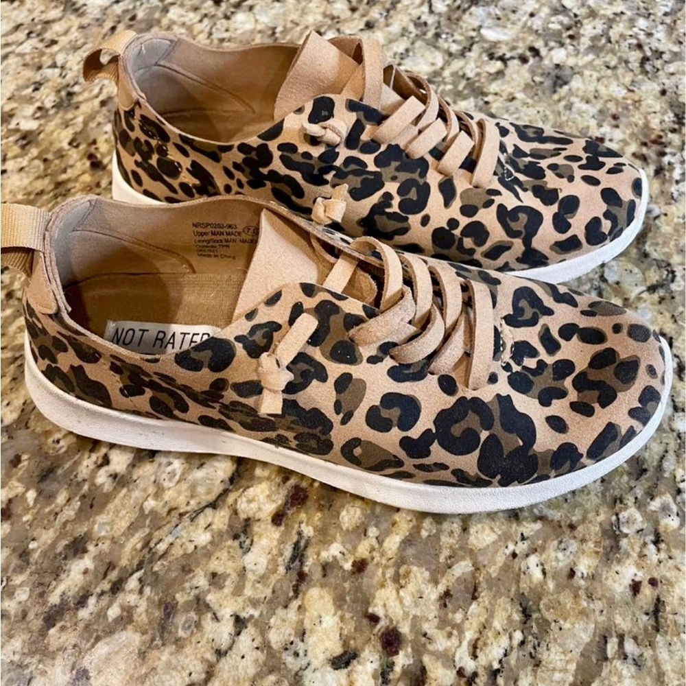 Leopard Not Rated Tennis Shoes